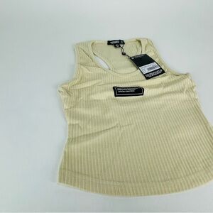 TXME CHOPPED VEST TOP
LEMON